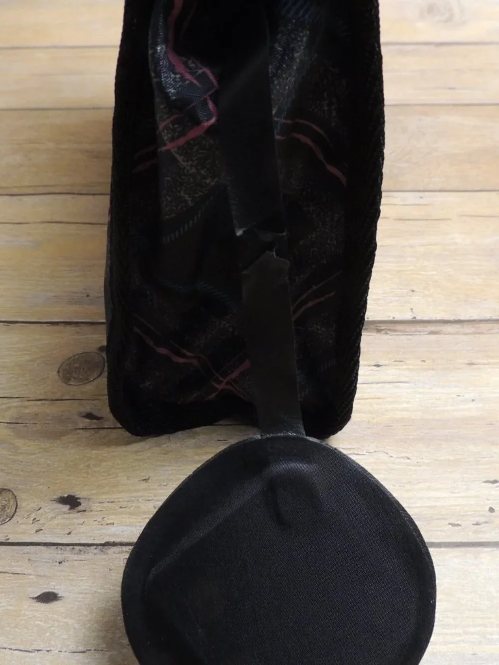 Donna Moore 2-Piece Plaid Makeup Bag Set with Mirror